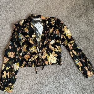 ZARA Floral Top (Matching Set)